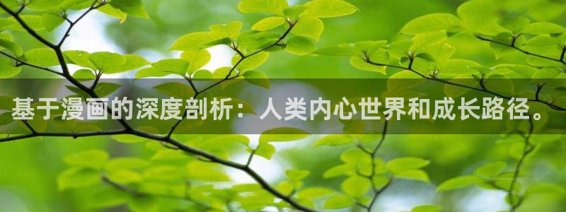 漫蛙 一耽：基于漫画的深度剖析：人类内心世界和成长路径。
